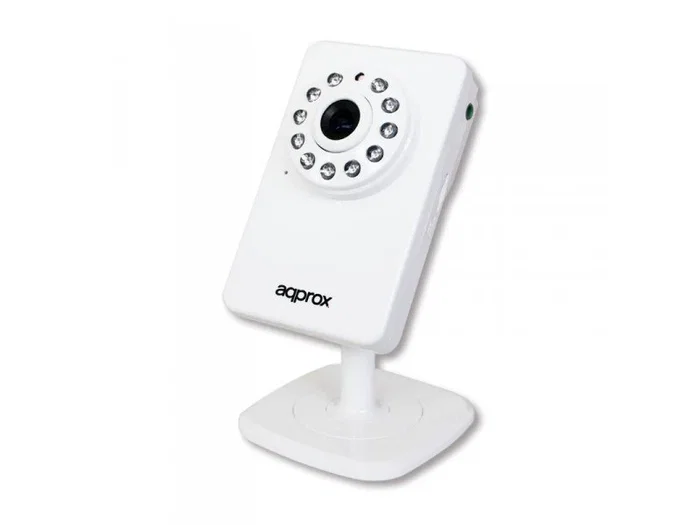 Approx APPIP03HDP2P - Cámara de seguridad IP interior WiFi HD 720p con visión nocturna, audio bidireccional, sensor IRCUT, detección de movimiento y ranura MicroSD