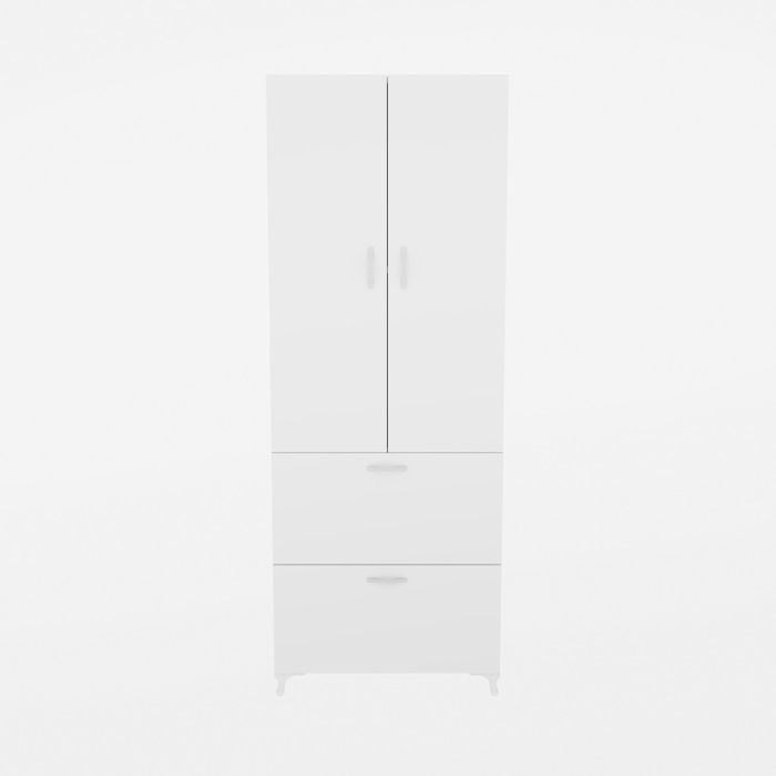 Hanah Home Armario Multiusos Blanco 60x163.6x31.5 cm