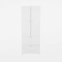Hanah Home Armario Multiusos Blanco 60x163.6x31.5 cm