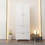 Hanah Home Armario Multiusos Blanco 60x163.6x31.5 cm