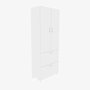 Hanah Home Armario Multiusos Blanco 60x163.6x31.5 cm
