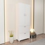 Hanah Home Armario Multiusos Blanco 60x163.6x31.5 cm