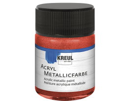 Kreul Pintura acrílica metálica rojo 50ml