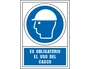 Syssa Señal de Obligacion Uso de Casco PVC 245x345 mm