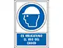 Syssa Señal de Obligacion Uso de Casco PVC 245x345 mm