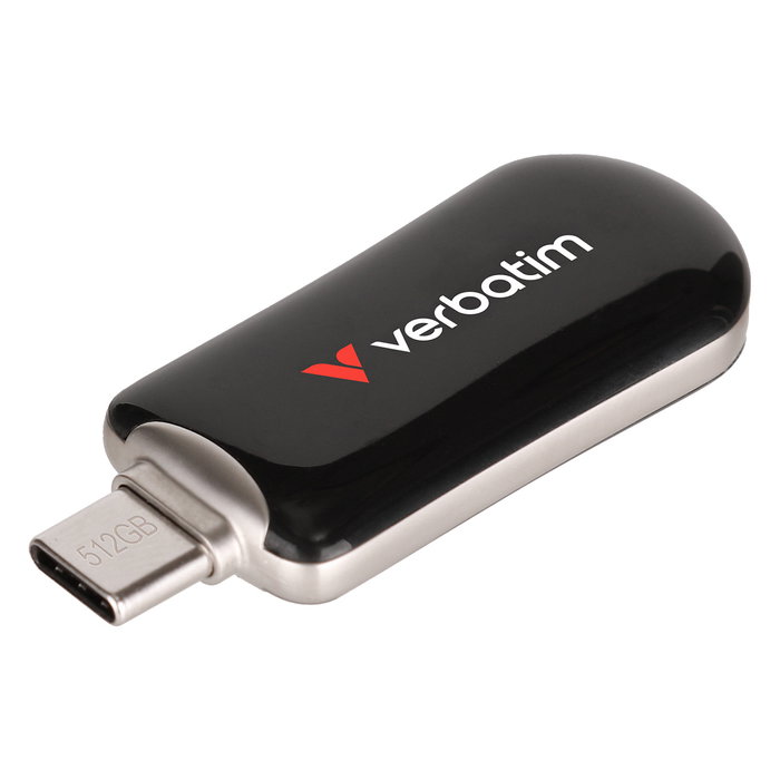Verbatim 30227 Pendrive USB-C 512GB Negro Verbatim 30227 Pendrive USB-C 512GB Negro