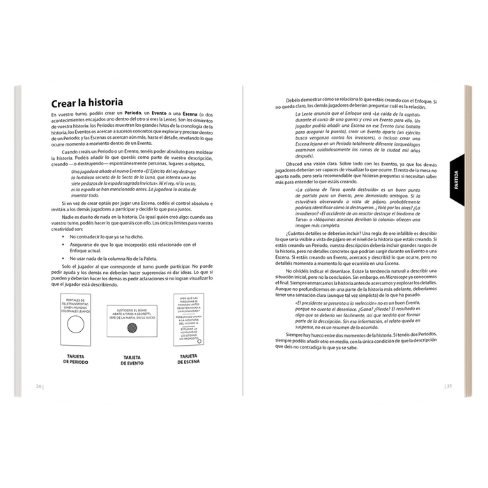 El Refugio de Ryhope Microscope Juego de Rol Familia Microscope Español para 2-5 Jugadores 12+