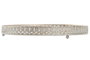 DKD Home Decor Bandeja Arabe en Metal con Espejo, Blanco y Dorado, 28.5 x 28.5 x 3.5 cm - Set de 2 Piezas (4 Unidades)