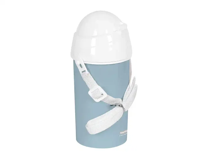 Safta Botella portalíquidos preescolar 500 ml con apertura automática e incluye pajita