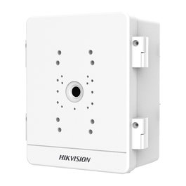 Hikvision DS-SBOX-01 Caja de Conexiones Exterior IP66 IK10, Policarbonato Blanco, para Pared