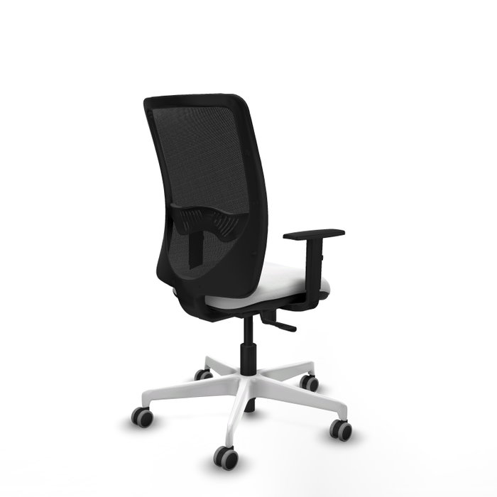 PIQUERAS Y CRESPO Silla de oficina Zulema con mecanismo Sincro, Blanco y Negro PIQUERAS Y CRESPO Silla de oficina Zulema con mecanismo Sincro, Blanco y Negro