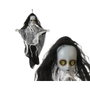 Atosa Figura Decorativa de Demonio Colgante con Activación por Sonido y Luz, Rojo, 153 cm