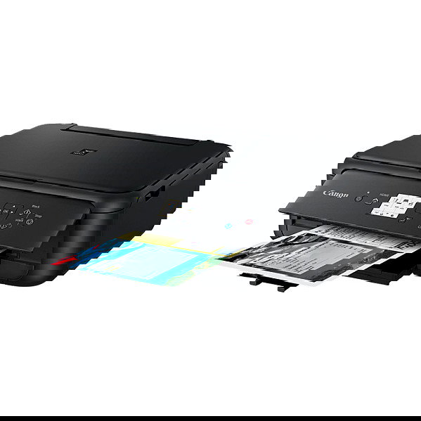 Canon PIXMA TS5150 Multifunción Inyección Tinta Color Impresora, Escáner, Copiadora, WiFi, Dúplex, Negro