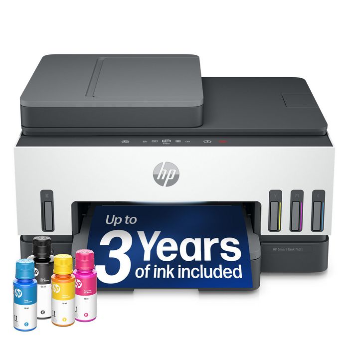HP Smart Tank 7605 Multifunción Wifi Fax Dúplex Gris