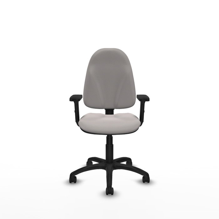 PIQUERAS Y CRESPO Silla de oficina Algarra Blanco con Brazos 2D