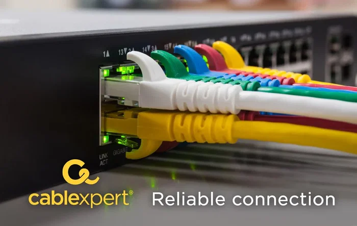 Gembird PP8-LSZHCU-BK-1M Cable de Red Ethernet RJ45 Cat8 S/FTP LSZH 1 m Negro - Blindado, Contactos Chapados en Oro