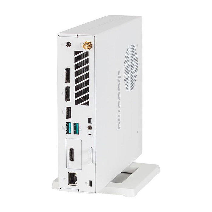 bluechip S3137 Mini PC Blanco - Intel Core i3-14100, 8GB DDR5, 500GB SSD, Windows 11 Pro, Wi-Fi 6E, Bluetooth 5.3 bluechip S3137 Mini PC Blanco - Intel Core i3-14100, 8GB DDR5, 500GB SSD, Windows 11 Pro, Wi-Fi 6E, Bluetooth 5.3
