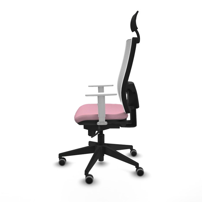 PIQUERAS Y CRESPO Silla de oficina Horna Rosa con mecanismo Sincro PIQUERAS Y CRESPO Silla de oficina Horna Rosa con mecanismo Sincro