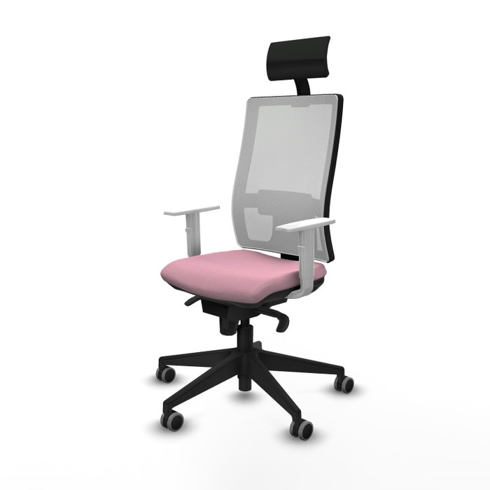 PIQUERAS Y CRESPO Silla de oficina Horna Rosa con mecanismo Sincro PIQUERAS Y CRESPO Silla de oficina Horna Rosa con mecanismo Sincro