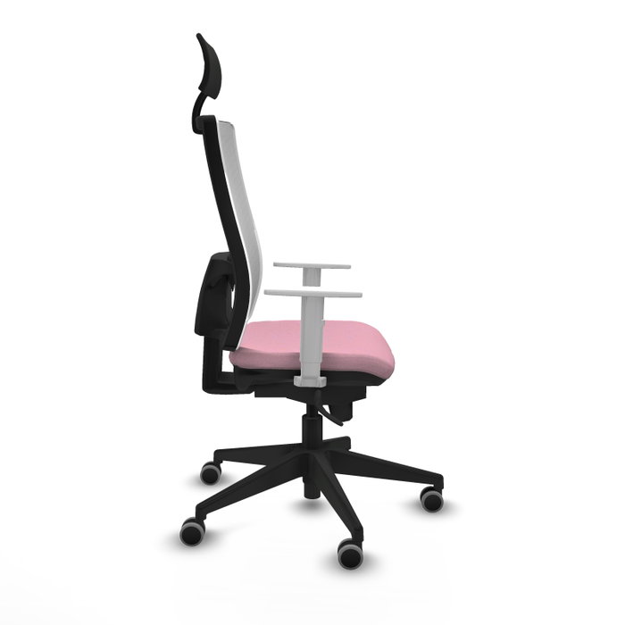 PIQUERAS Y CRESPO Silla de oficina Horna Rosa con mecanismo Sincro PIQUERAS Y CRESPO Silla de oficina Horna Rosa con mecanismo Sincro