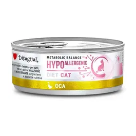 Disugual Diet Cat Hypoallergenic Oca Alimento Hipoalergénico para Gatos Sabor Pato 12x85 gr