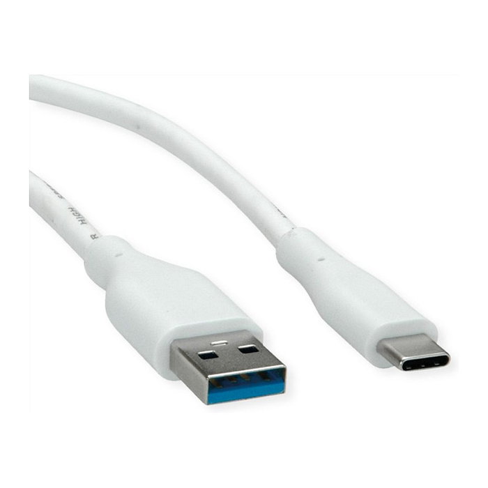 VALUE Cable USB 3.2 Gen 1 Tipo A a USB C 3 m Blanco VALUE Cable USB 3.2 Gen 1 Tipo A a USB C 3 m Blanco