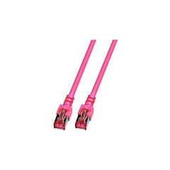 EFB Elektronik Cable de red RJ45 S/FTP Cat.6 7,5 m Magenta