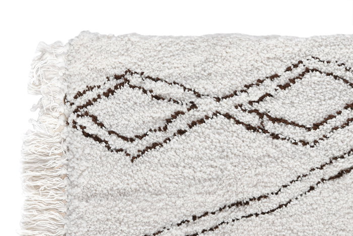 DKD Home Decor Alfombra Etnik 23 Beige y Negro