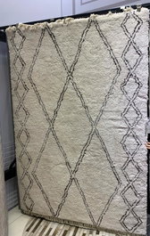 DKD Home Decor Alfombra Etnik 23 Beige y Negro