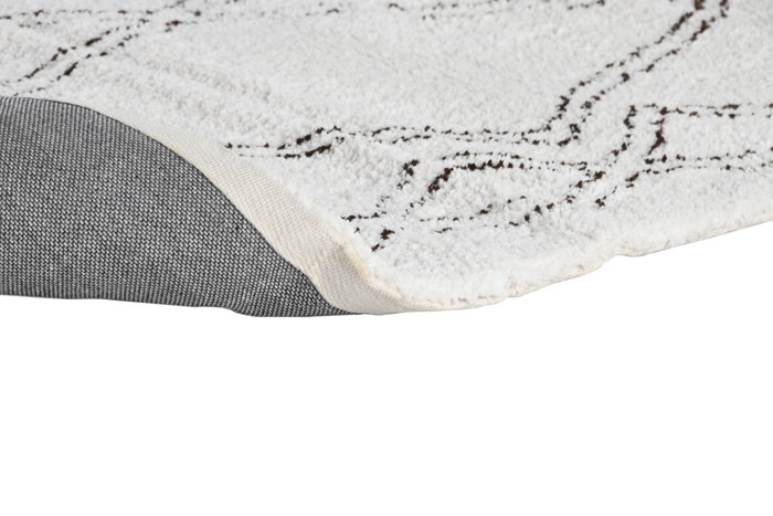 DKD Home Decor Alfombra Etnik 23 Beige y Negro