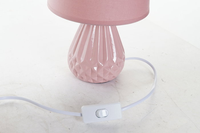 Lampara Sobremesa Scandi DKD Home Decor Marfil Gris 18 x 28 x 18 cm (3 Unidades)