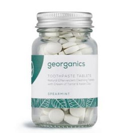 GEORGANICS Dentífrico Mineral Hierbabuena 120 Comp. Efervescentes Vegano Sin Flúor
