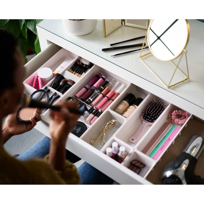 Joseph Joseph Viva Set de Organizador de Maquillaje de 12 Piezas Beige