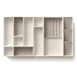 Joseph Joseph Viva Set de Organizador de Maquillaje de 12 Piezas Beige