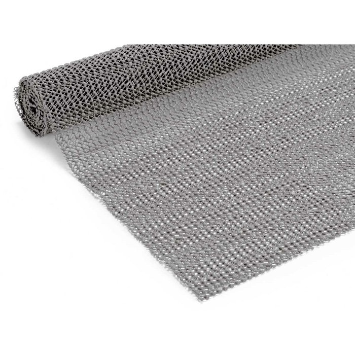 Alfombrilla Antideslizante Kinvara Blanco Negro Gris Goma 45 x 0,1 x 100 cm 4,5 x 45 x 4,5 cm (12 Unidades)