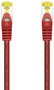 Aisens Cable de Red Cat.7 S/FTP PIMF AWG26 0.5m Rojo