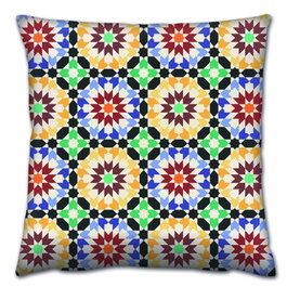 Aberto Design Cojín A14654 43x43 cm, Relleno de Silicona, 50% Algodón y 50% Poliéster