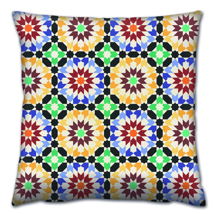 Aberto Design Cojín A14654 43x43 cm, Relleno de Silicona, 50% Algodón y 50% Poliéster Aberto Design Cojín A14654 43x43 cm, Relleno de Silicona, 50% Algodón y 50% Poliéster