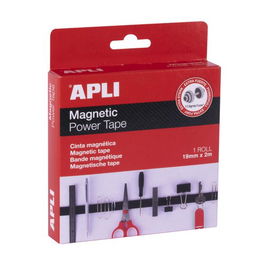 Cinta Adhesiva Apli Magnetica Power Rollo 2M X 19Mm