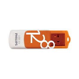 Philips FM12FD00B USB 3.0 128GB Vivid Edition Sunrise Orange Girar Naranja Blanco