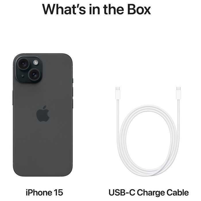 Apple iPhone 15 256GB Negro