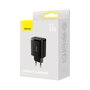 BASEUS Compact Charger 3U 17W EU Black CCXJ020101