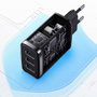 BASEUS Compact Charger 3U 17W EU Black CCXJ020101