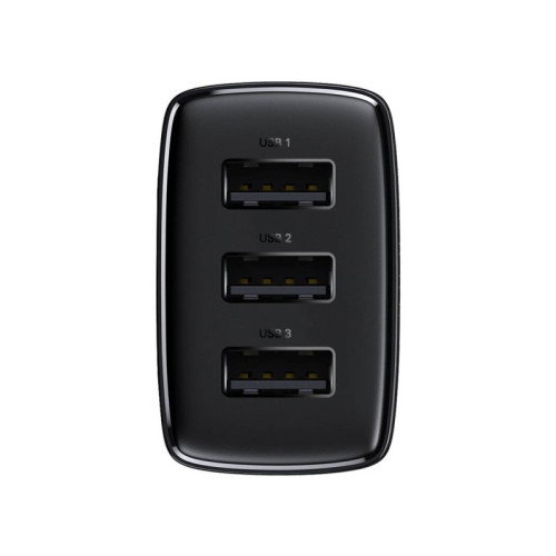 BASEUS Compact Charger 3U 17W EU Black CCXJ020101
