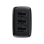 BASEUS Compact Charger 3U 17W EU Black CCXJ020101