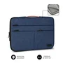 Subblim Air Padding 360 Sleeve para Portátiles de 15,6 pulgadas, Azul