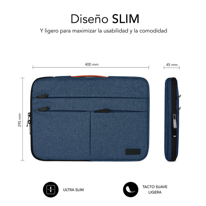 Subblim Funda Air Padding 360 Sleeve 15,6 pulg Azul
