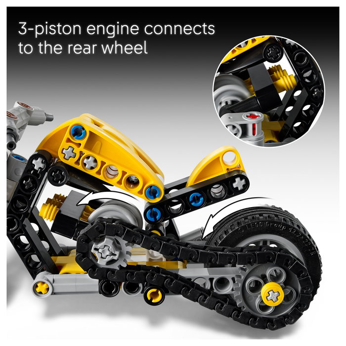 LEGO Technic Moto Amarilla 42225