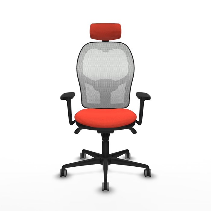 PIQUERAS Y CRESPO Silla de oficina Jorquera Naranja y Blanco PIQUERAS Y CRESPO Silla de oficina Jorquera Naranja y Blanco