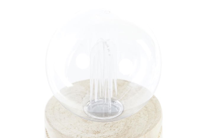 DKD Home Decor Decoracion Luminosa Boho Natural 8 x 17 x 8 cm (4 Unidades)